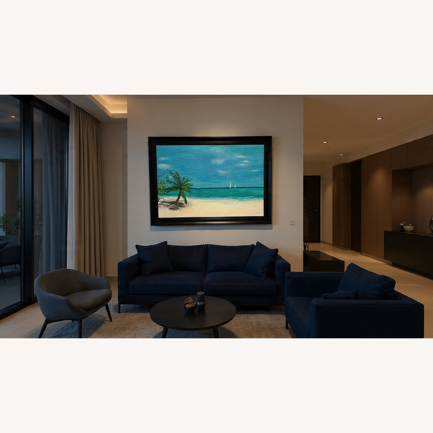 B (Original Painting by M. Celi) - image-0