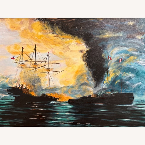 Used D (“Angamos Battle” by M. Celi) for sale on AptDeco