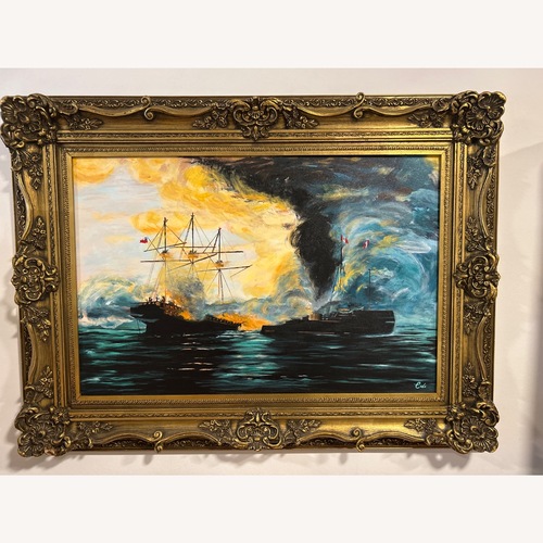 Used D (“Angamos Battle” by M. Celi) for sale on AptDeco