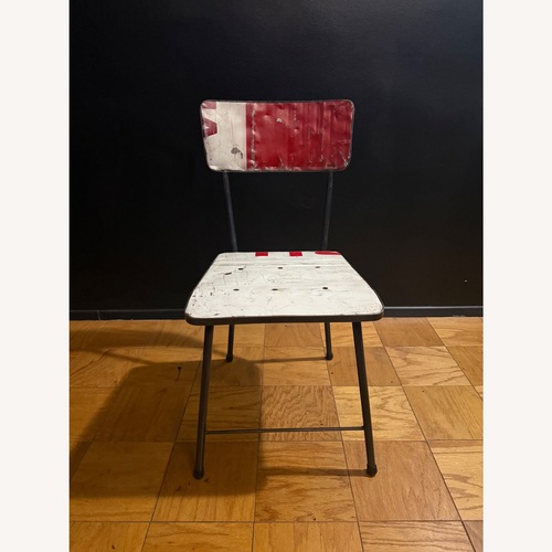 Used From The Source Pele Metal Dining Chair for sale on AptDeco