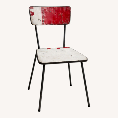 Used From The Source Pele Metal Dining Chair for sale on AptDeco