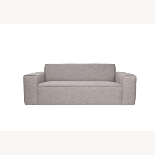 Used Vintage/Antique Dark Gray Fabric 2 Seater Sofa for sale on AptDeco