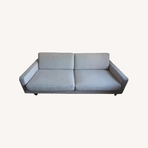 Used EQ3 Oskar Light Gray Fabric 3+ Seater Sofa for sale on AptDeco