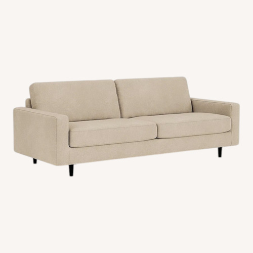 Used EQ3 Oskar Light Gray Fabric 3+ Seater Sofa for sale on AptDeco