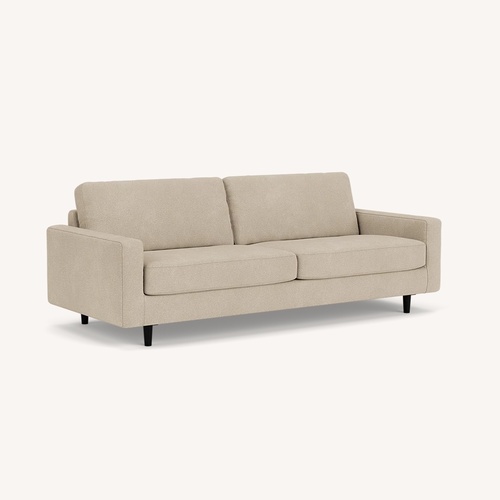 Used EQ3 Oskar Light Gray Fabric 3+ Seater Sofa for sale on AptDeco
