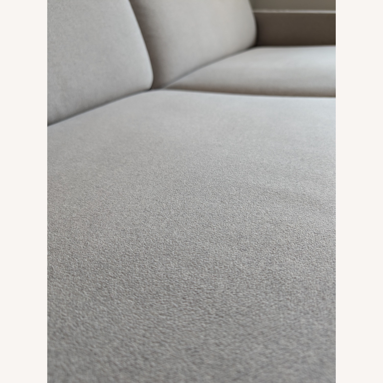 EQ3 Oskar Light Gray Fabric 3+ Seater Sofa - image-6