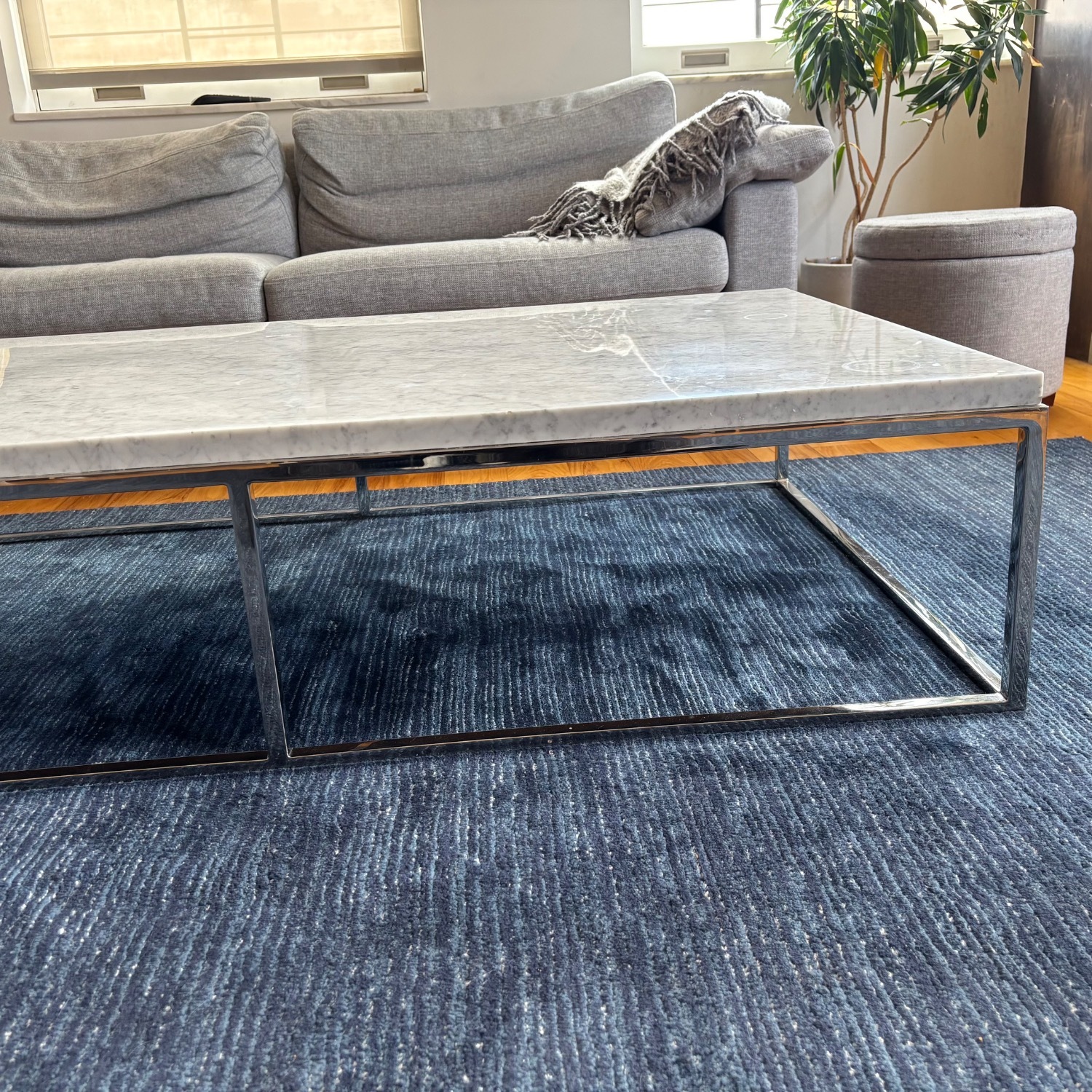 Restoration Hardware Nicholas Marble Coffee Table - image-3