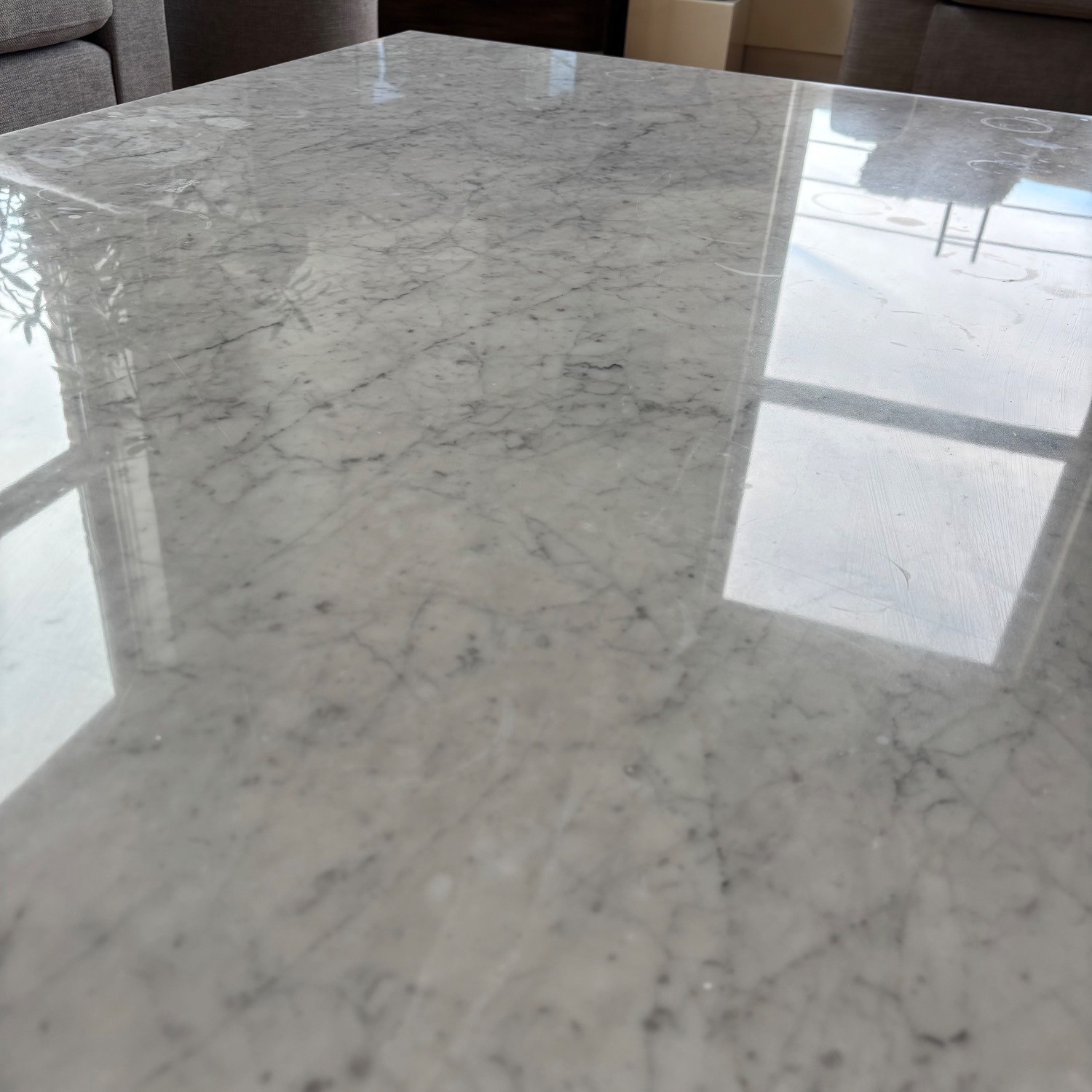 Restoration Hardware Nicholas Marble Coffee Table - image-6