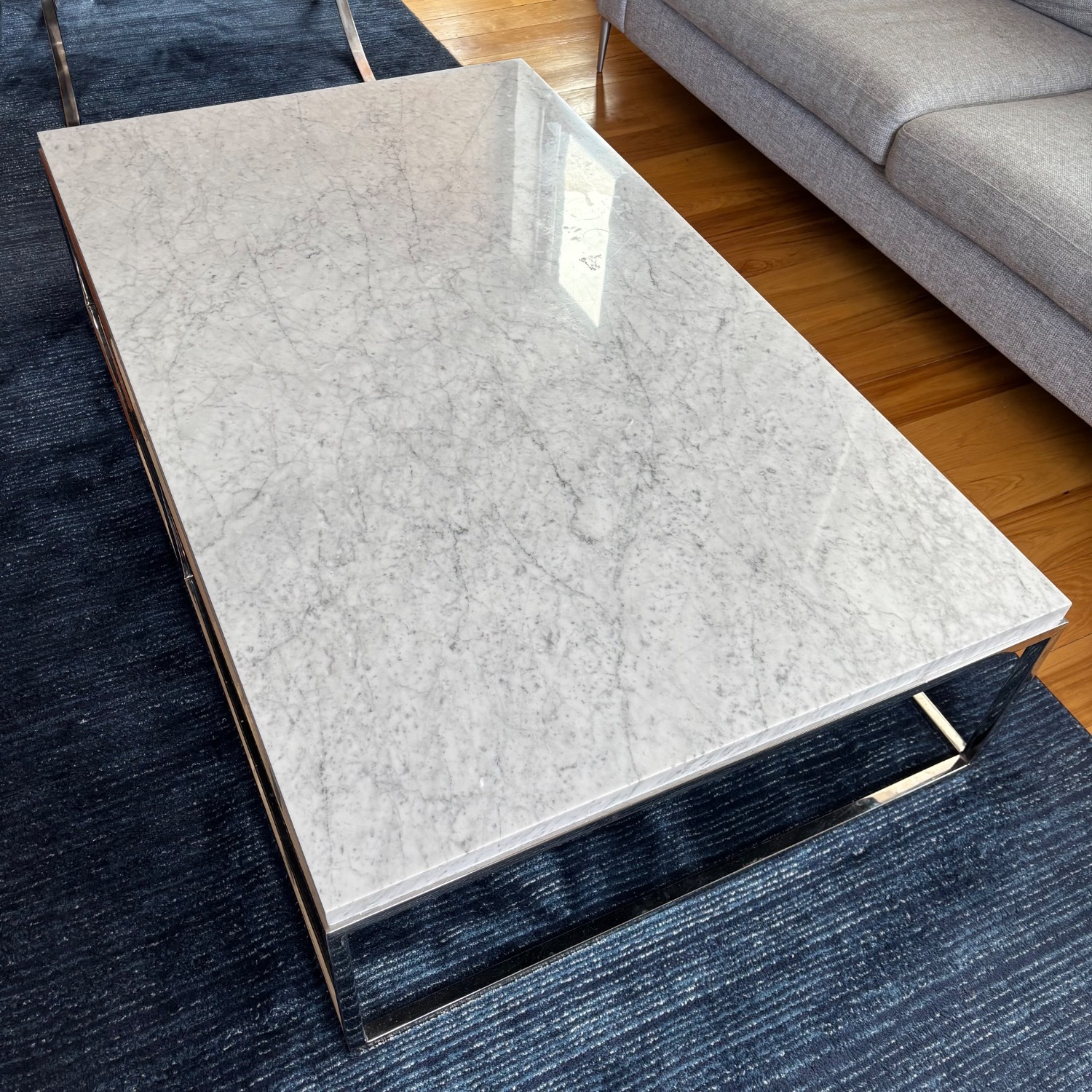 Restoration Hardware Nicholas Marble Coffee Table - image-5