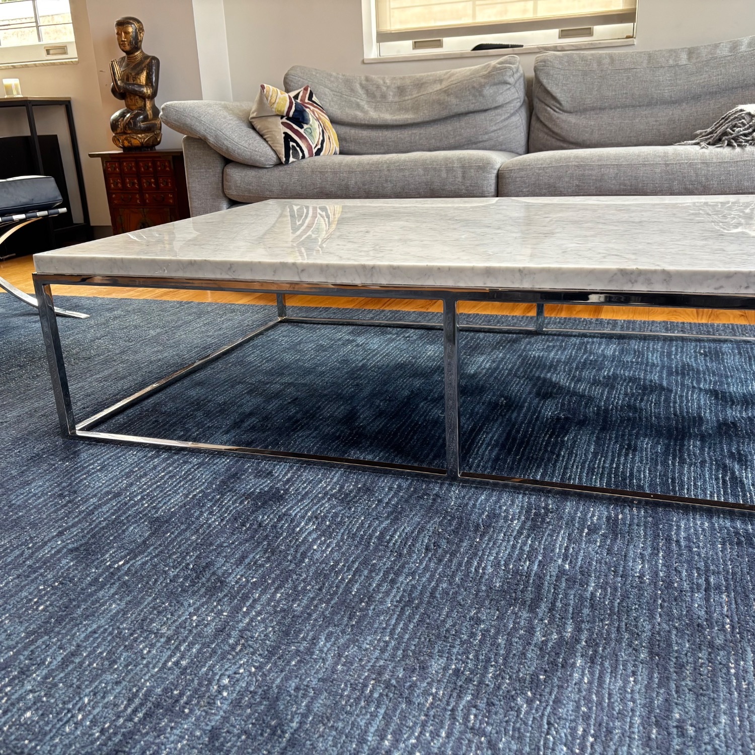 Restoration Hardware Nicholas Marble Coffee Table - image-2