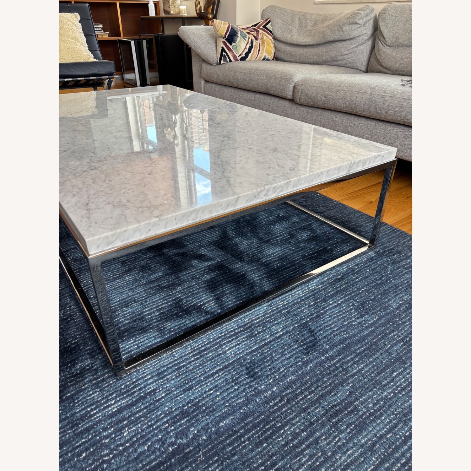 Restoration Hardware Nicholas Marble Coffee Table - image-8