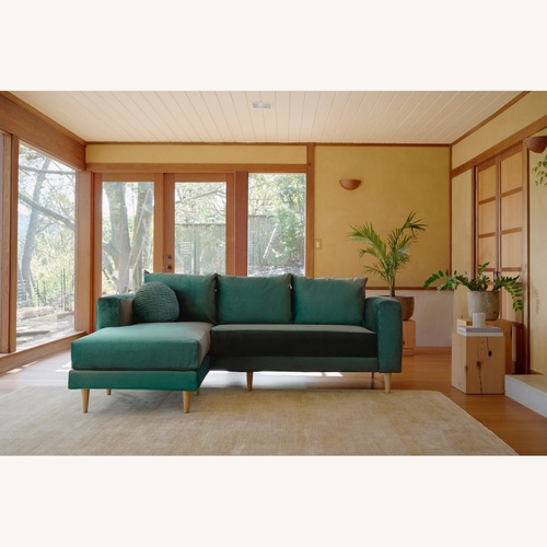 Used Sabai Design Green 2 Piece Sectional for sale on AptDeco