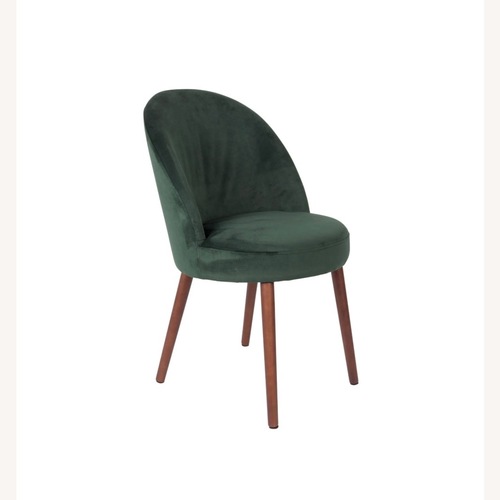 Used Zuiver Barbara Chair, Dark Green Velvet for sale on AptDeco