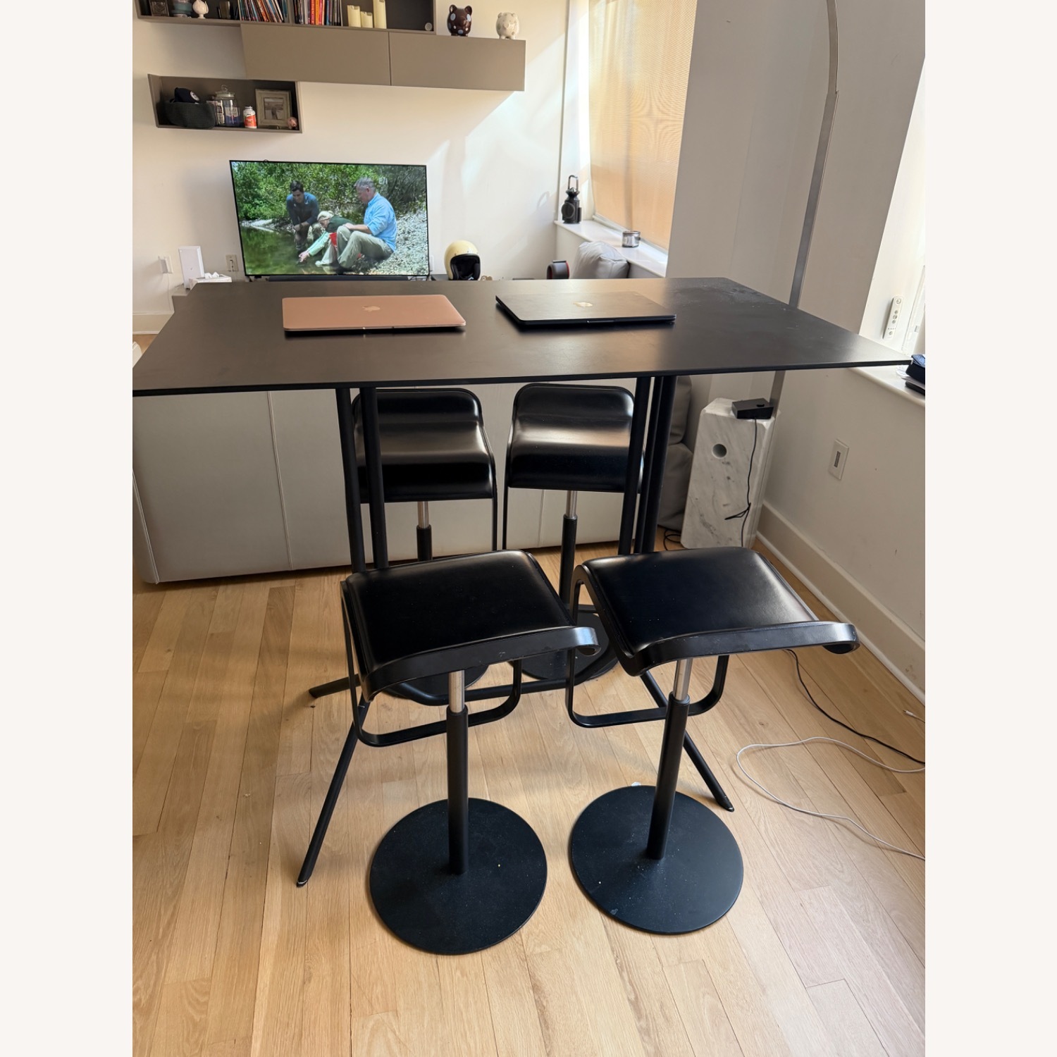 Vitra Black Metal Dining Sets - image-1