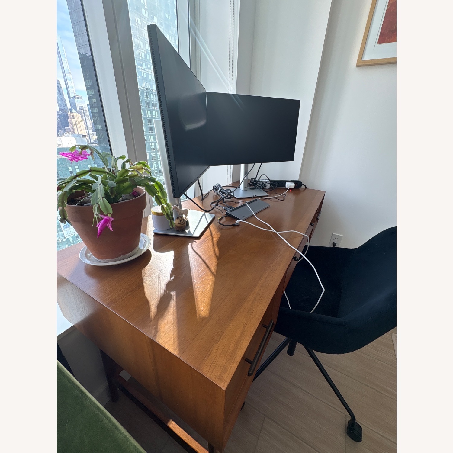 West Elm Acorn Mid-Century Storage Desk (52") - image-1