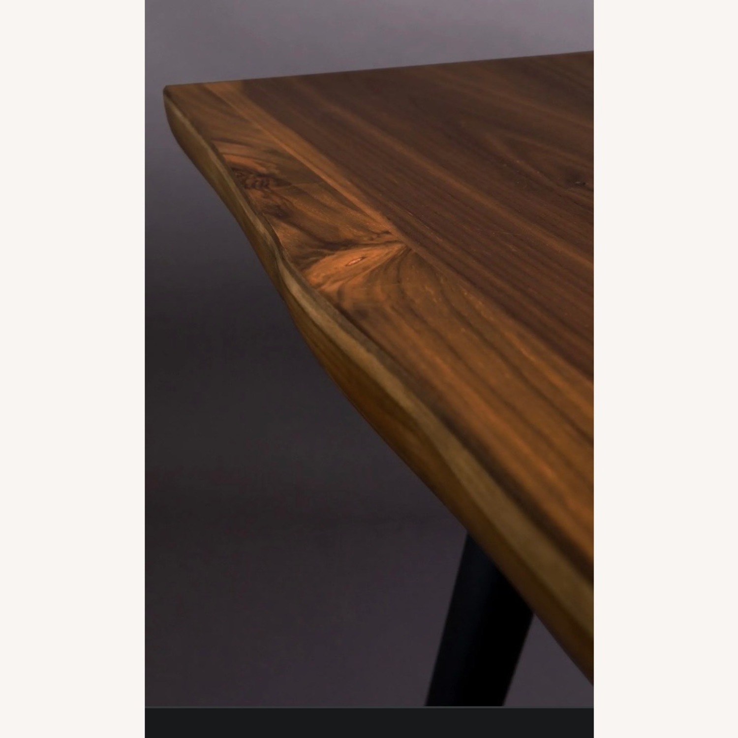 Vintage/Antique Dark Brown Wood Dining Table - image-3