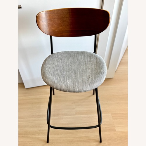 Used West Elm Light Gray Fabric Dining Chairs for sale on AptDeco