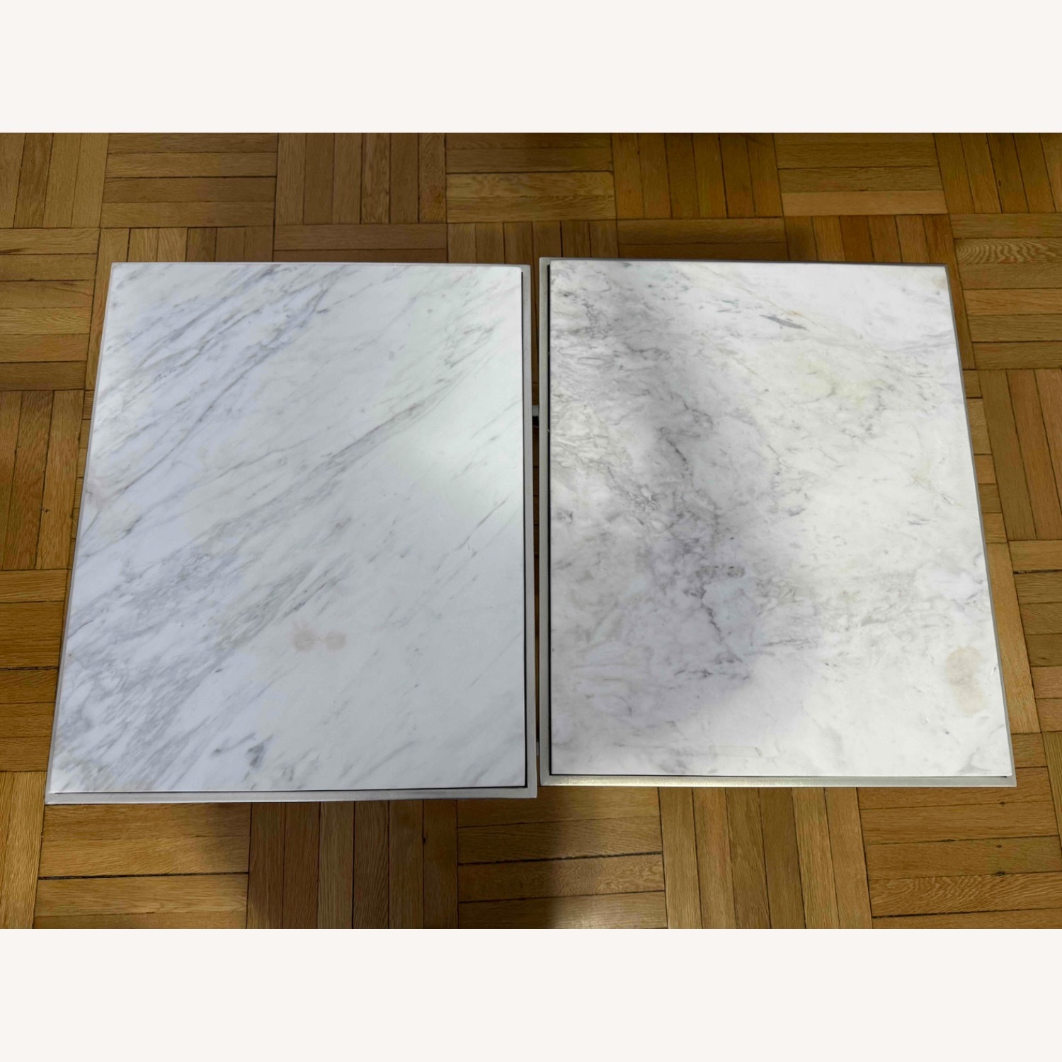 Dwell Studio White Metal Side Tables - image-3