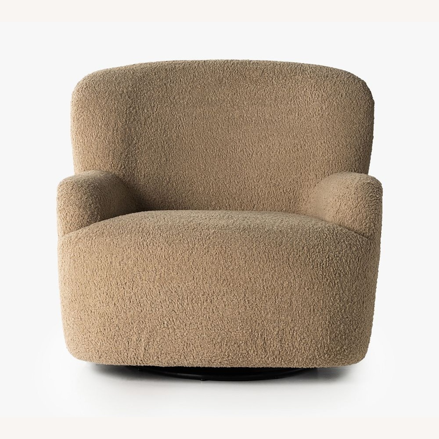 Pottery Barn Briar Light Brown Fuzzy Armchair - image-5