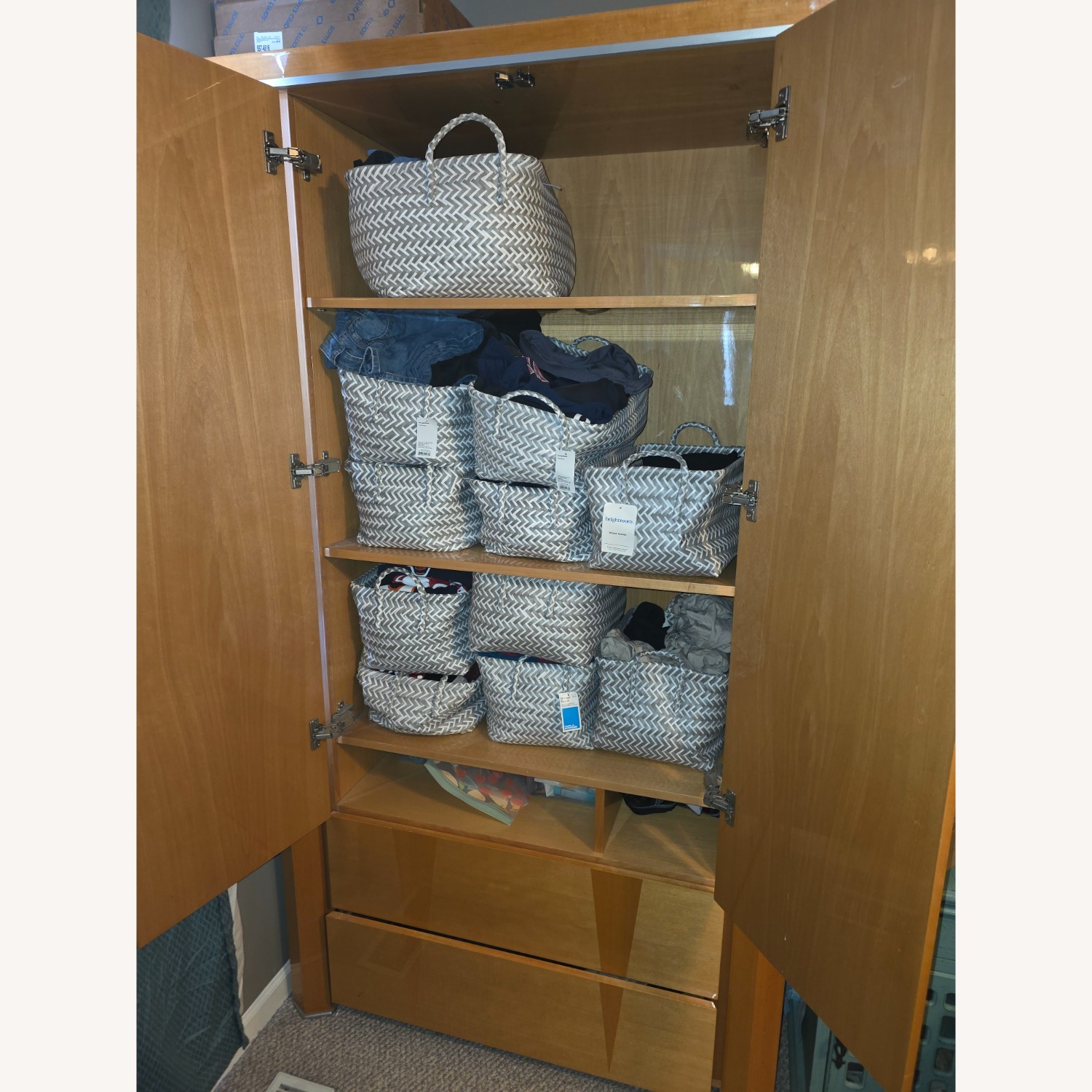 Giorgio USA Natural Wood Dresser - image-3