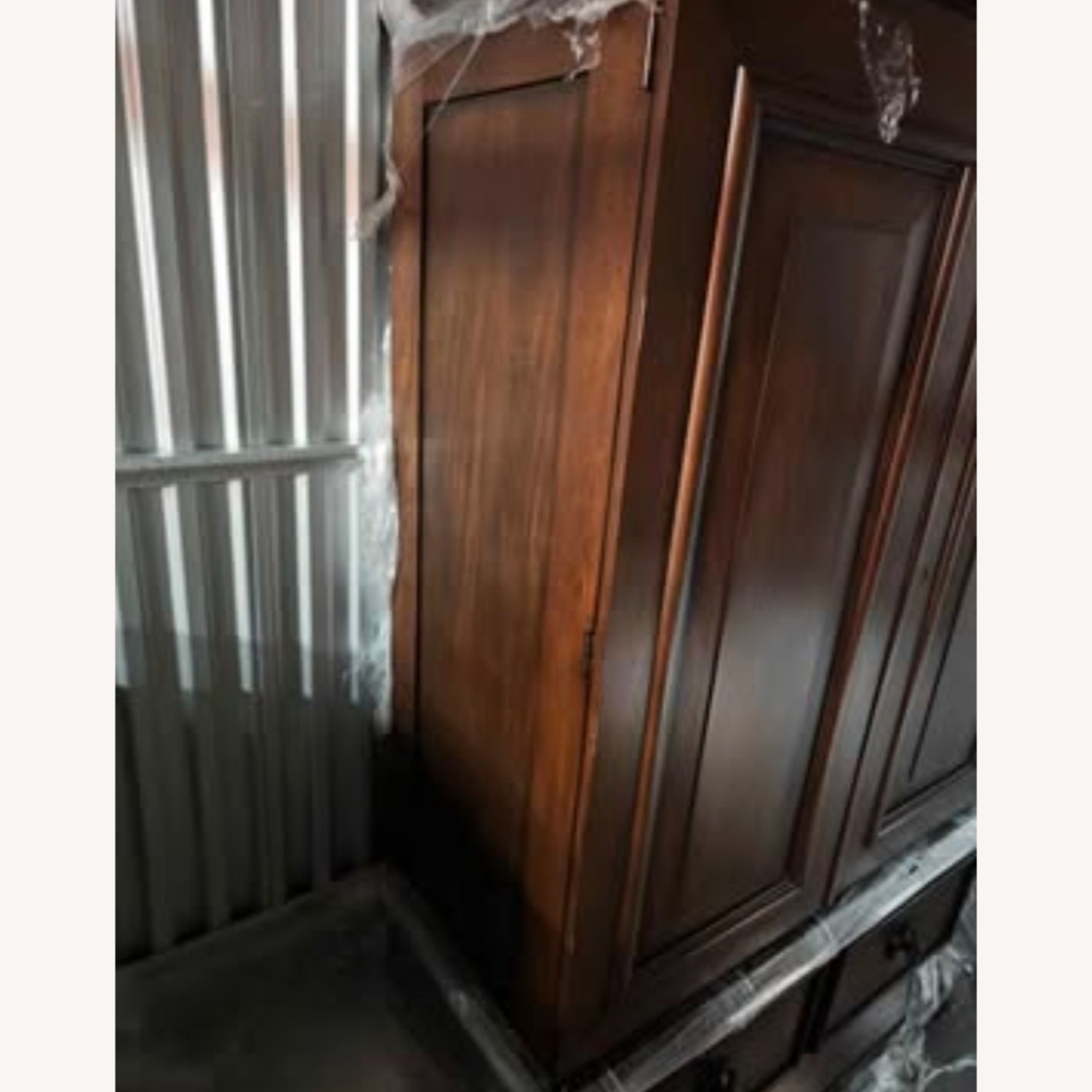 Antique Ralph Lauren Polo HENREDON Wood Armoire - image-5