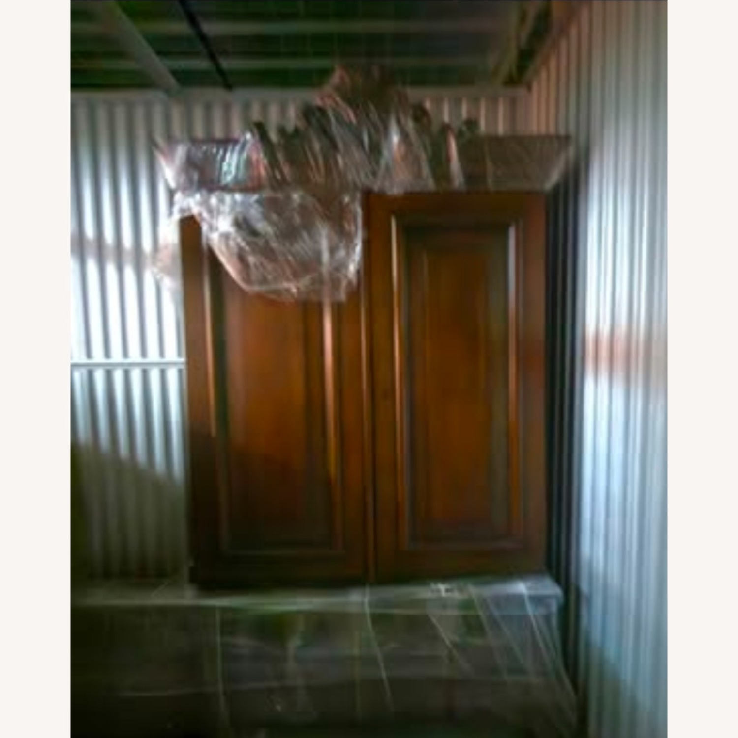 Antique Ralph Lauren Polo HENREDON Wood Armoire - image-2