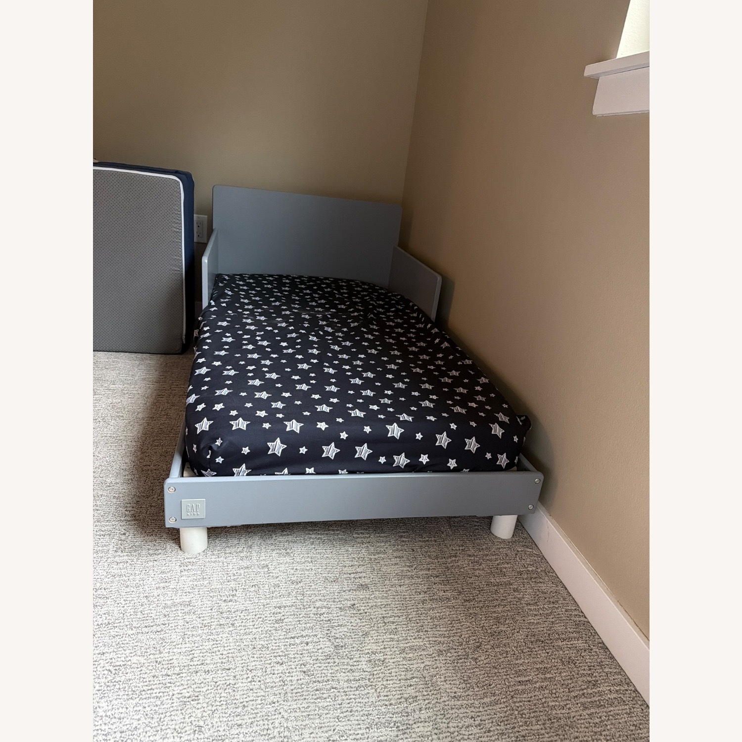 Wayfair Blue Wood Crib - image-2