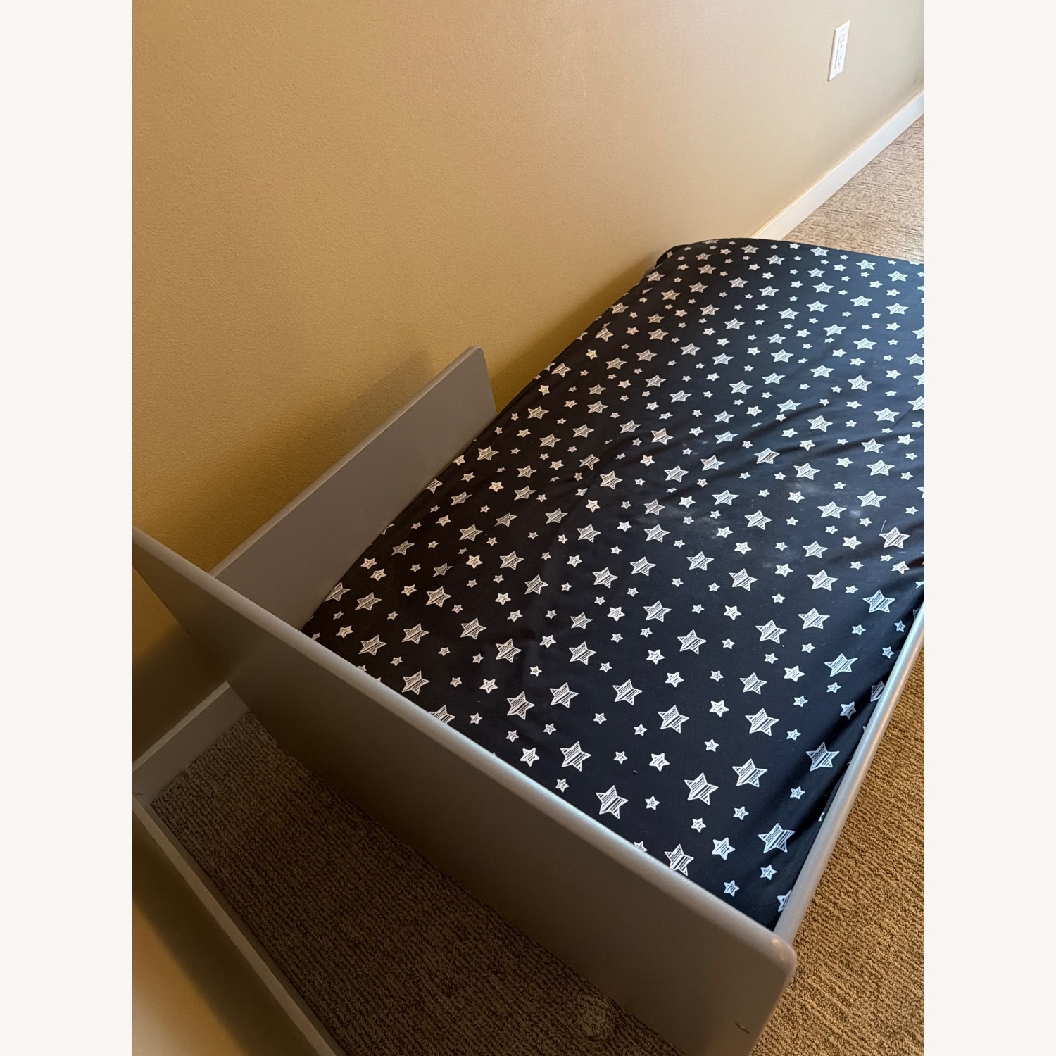 Wayfair Blue Wood Crib - image-6