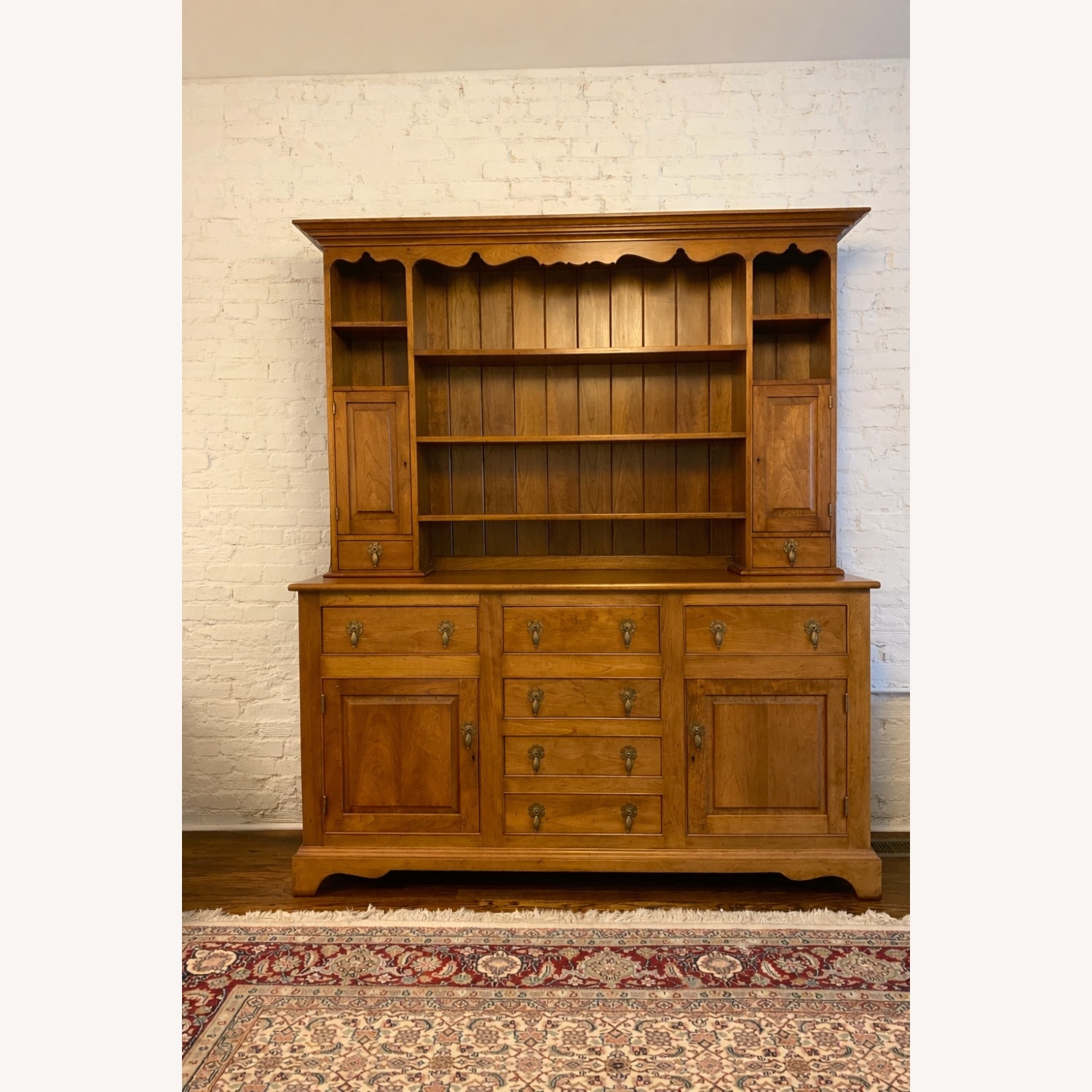 Stickley Brothers Solid Cherry Colonial Hutch - image-1