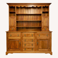 Stickley Brothers Solid Cherry Colonial Hutch