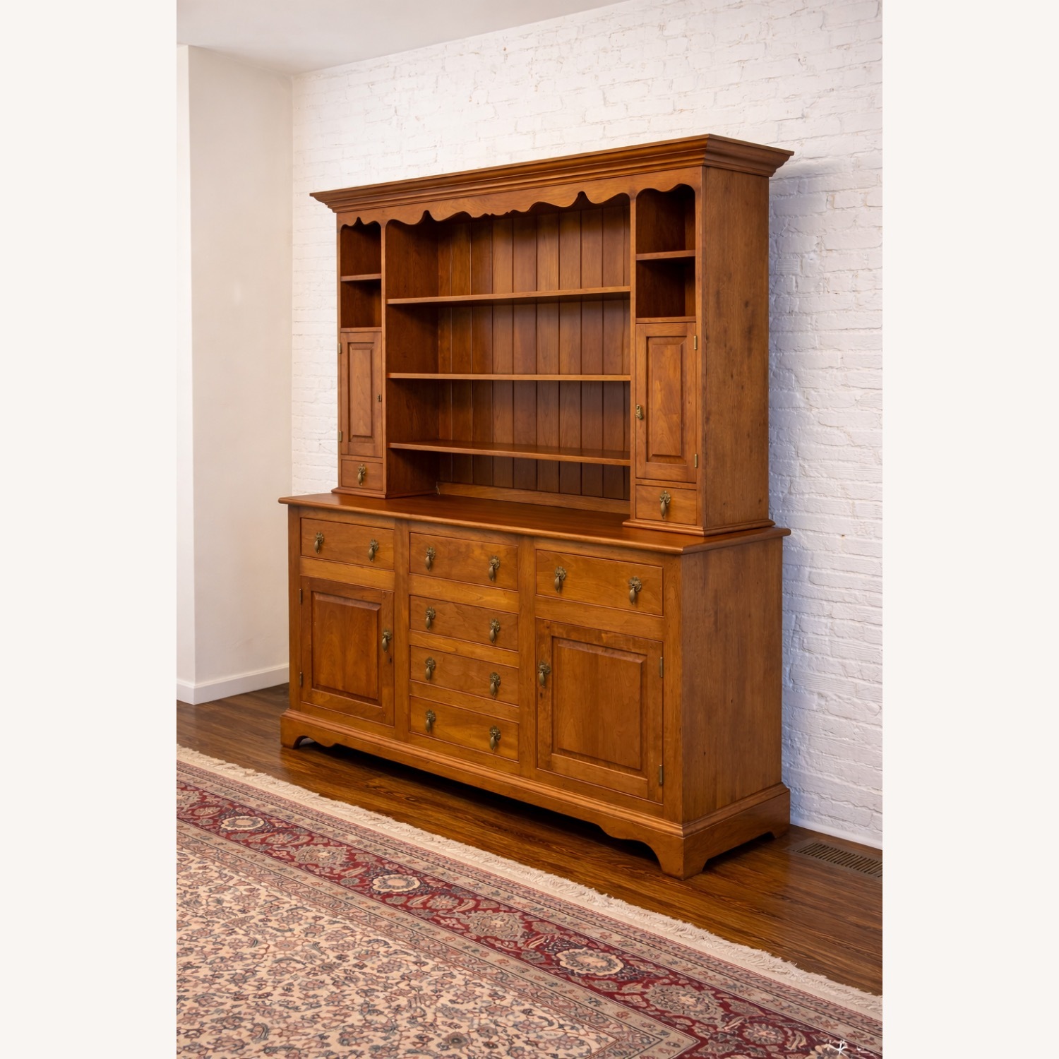 Stickley Brothers Solid Cherry Colonial Hutch - image-2