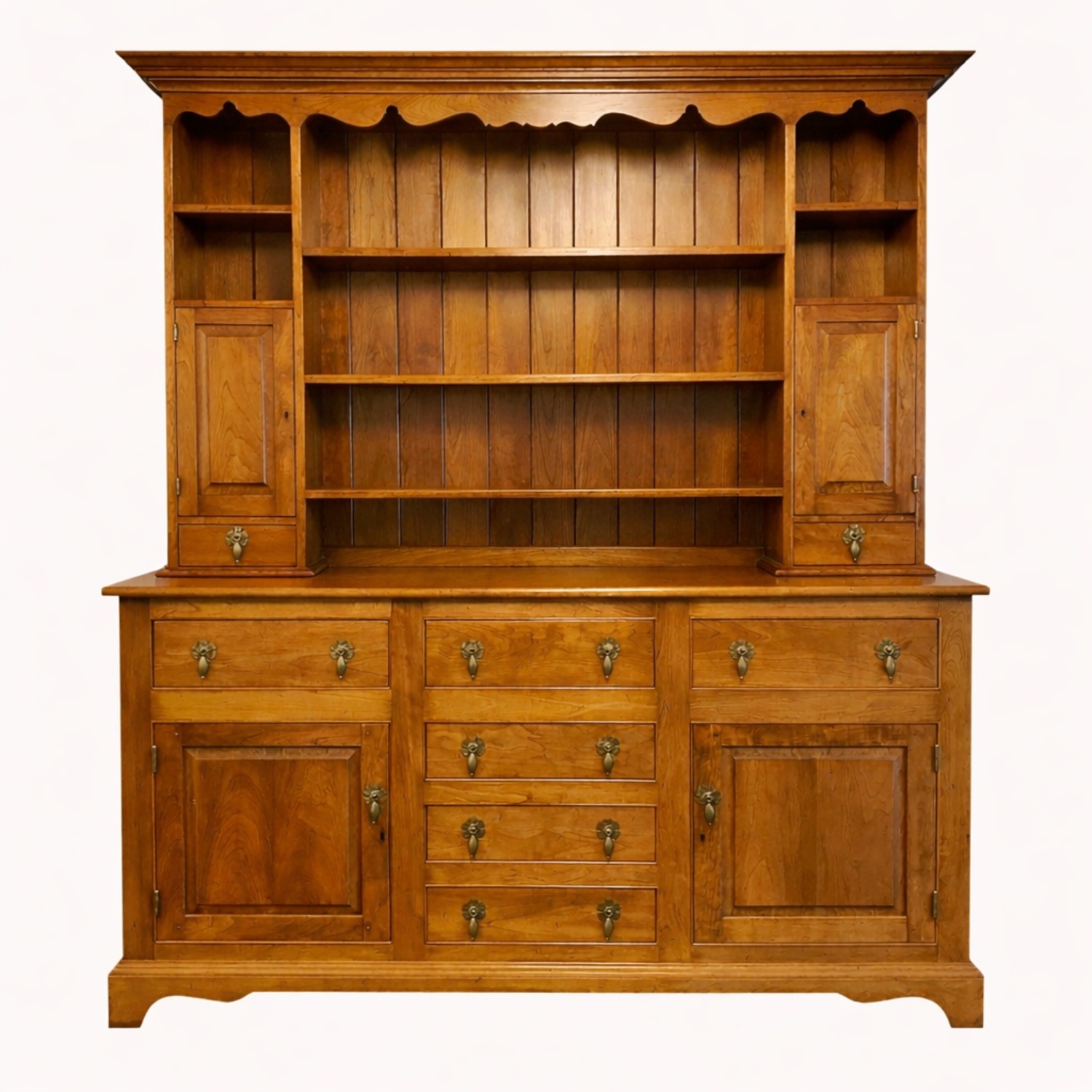 Stickley Brothers Solid Cherry Colonial Hutch - image-5