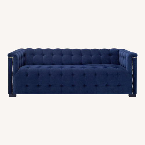 Used Diana Blue Chesterfield Sofa for sale on AptDeco