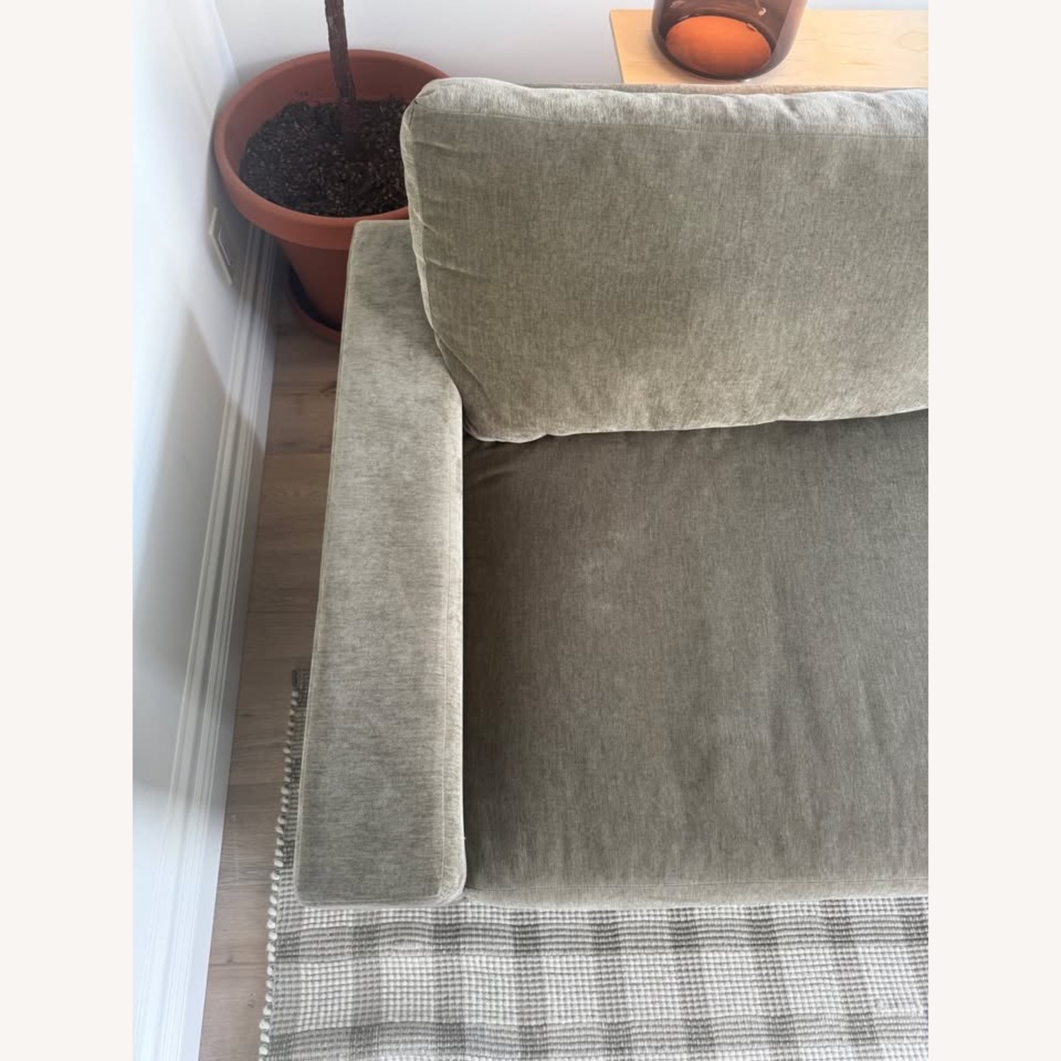 Joybird Anton Sofa Green Fabric 2 Seater Sofa - image-2