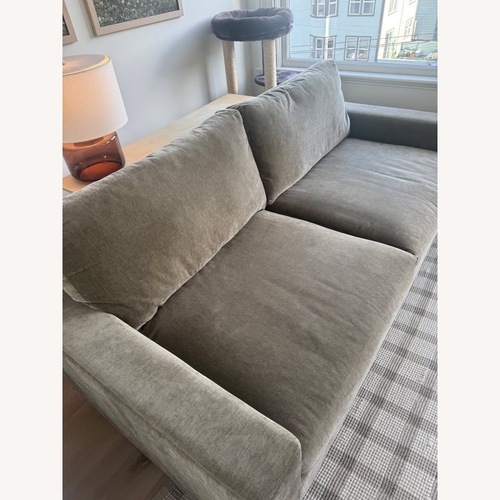 Used Joybird Anton Sofa Green Fabric 2 Seater Sofa for sale on AptDeco