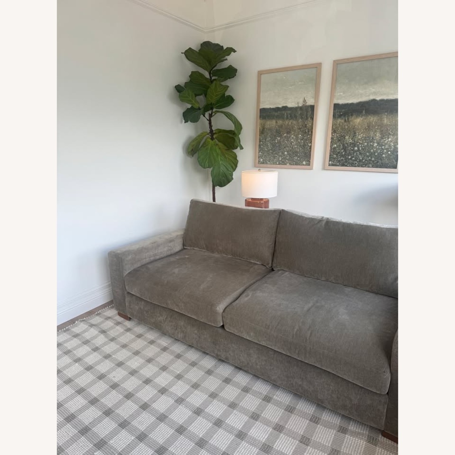 Joybird Anton Sofa Green Fabric 2 Seater Sofa - image-5