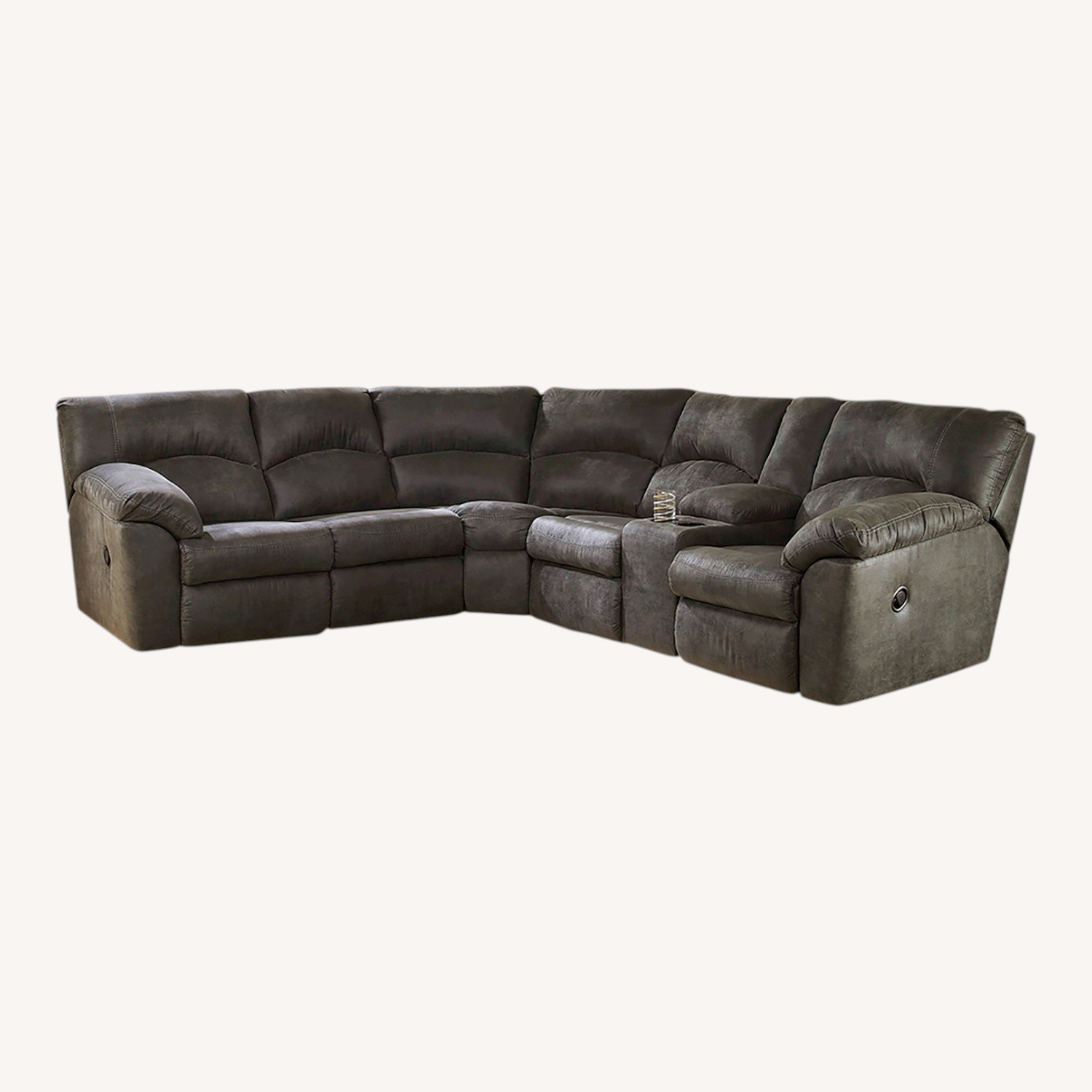 Tambo 2-Piece Manual Reclining Sectional - image-0