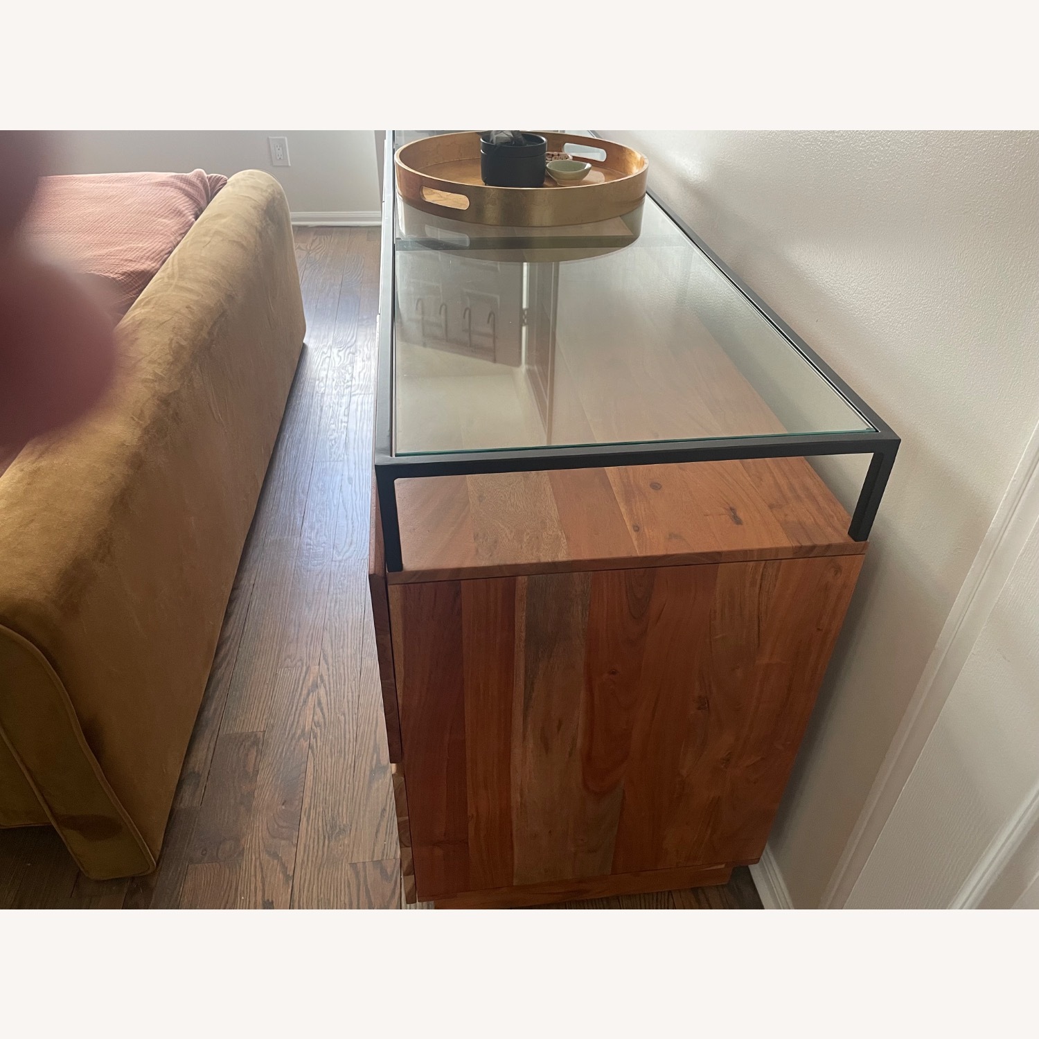 CB2 Light Brown Wood Dresser - image-2