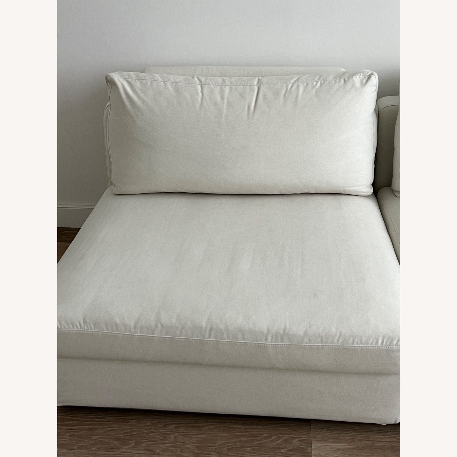 Rove Concepts Milo White Fabric 2 Piece Sectional - image-6