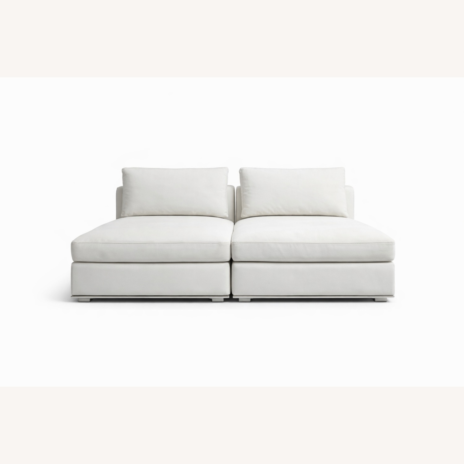 Rove Concepts Milo White Fabric 2 Piece Sectional - image-8
