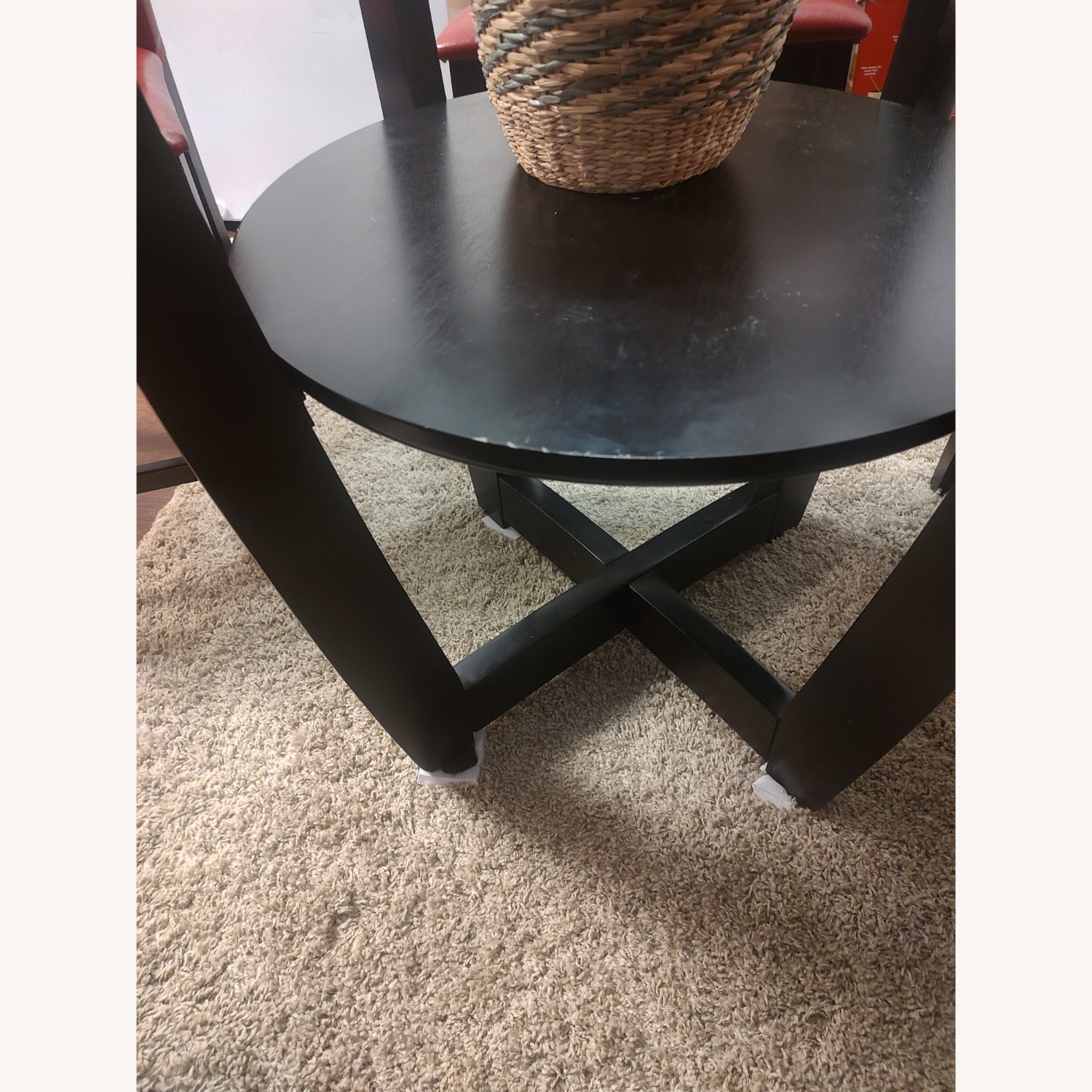 Ciara Dark Brown Glass Dining Chairs - image-3