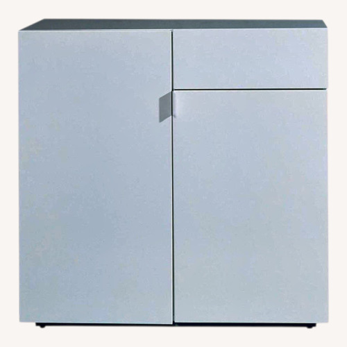 Used CB2 Swig White Mini Bar for sale on AptDeco