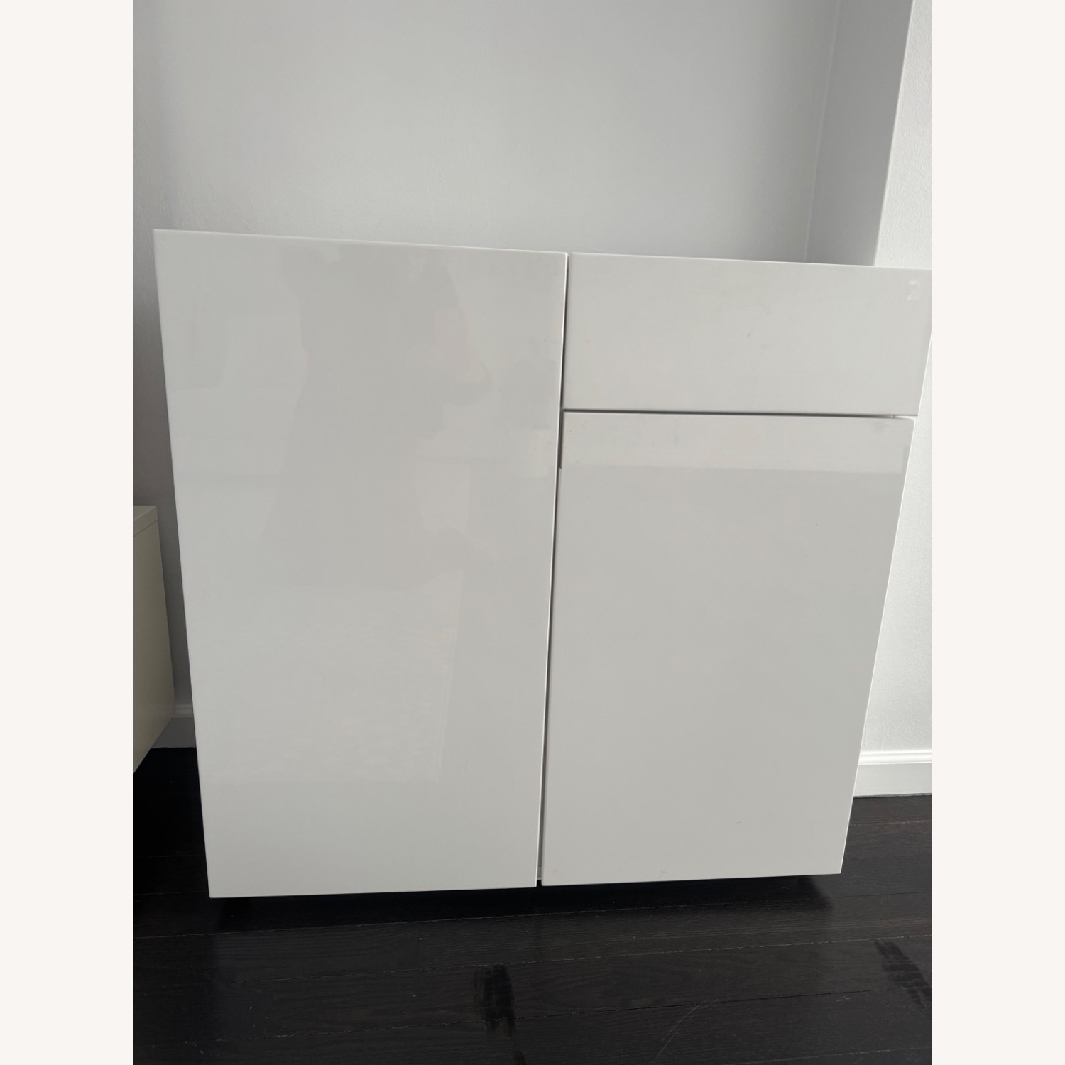 CB2 Swig White Mini Bar - image-3