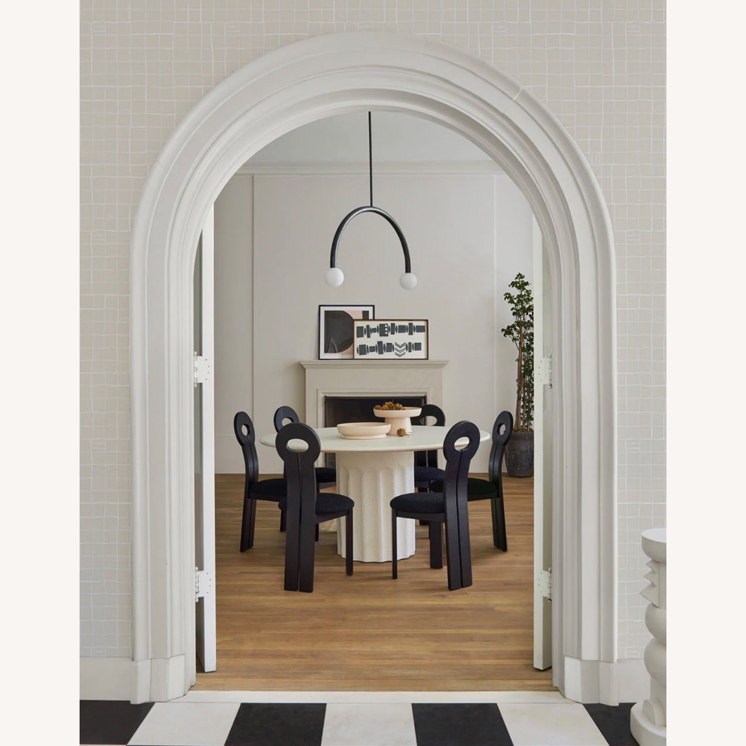 Lulu & Georgia Black Wood Dining Chairs - image-4