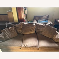 Clayton Marcus Dark Brown Fabric 3+ Seater Sofa