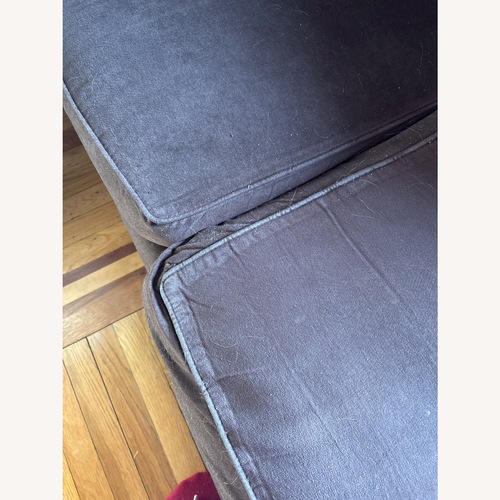Used Clayton Marcus Dark Brown Fabric 3+ Seater Sofa for sale on AptDeco