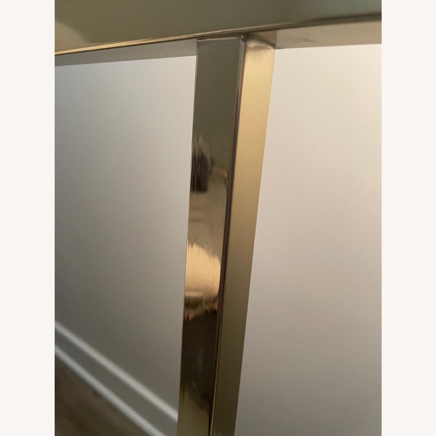 CB2 Alchemy Gold Metal Full Bed - image-6