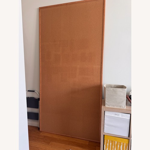 Used U-line Industrial Corkboard Natural Wood Frame for sale on AptDeco