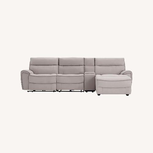 Used Light Gray Fabric 3+ Piece Sectional for sale on AptDeco