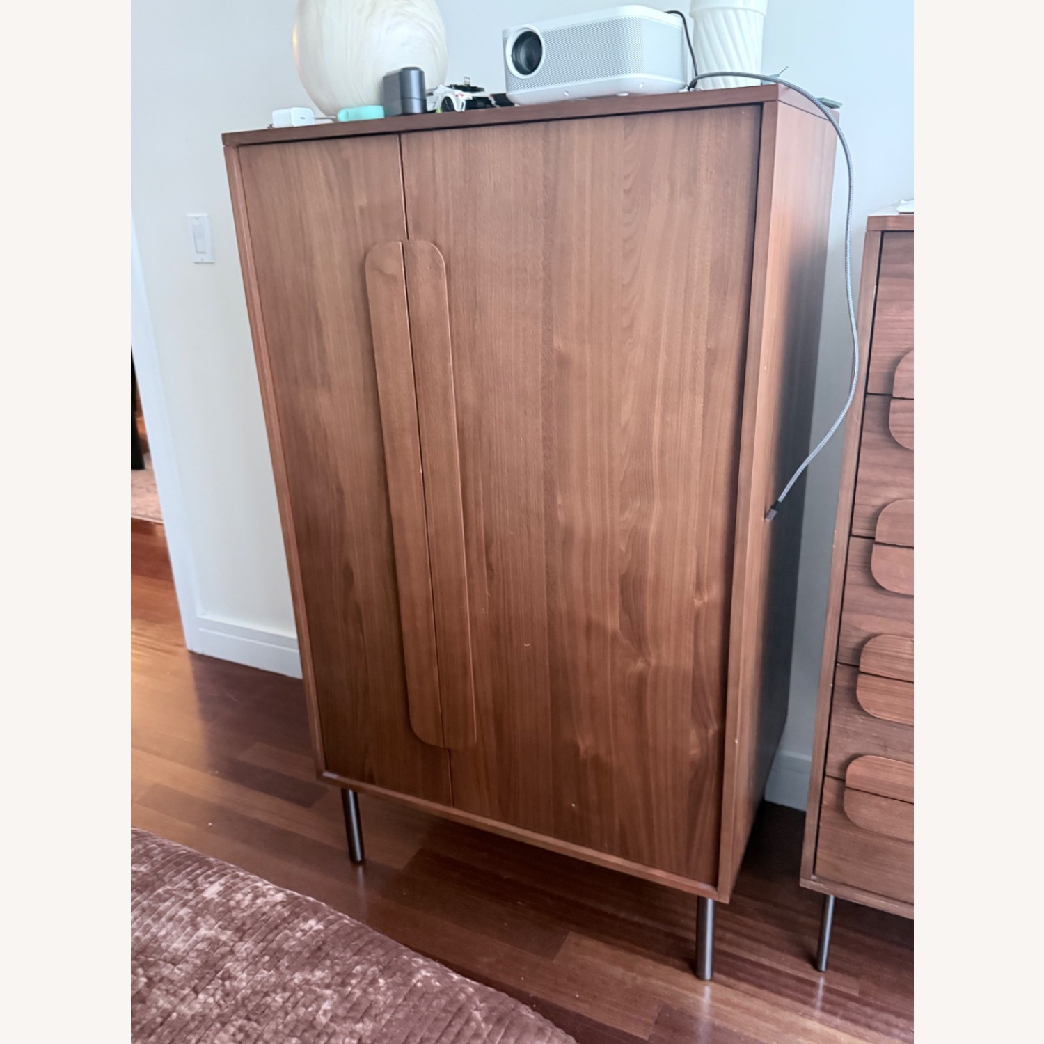 West Elm Gemini Wood Armoire - image-3